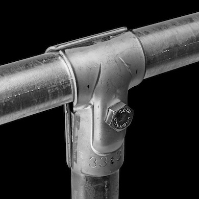 Rohr-T-Schelle geteilt 1,25 x 1,25 (90030114)