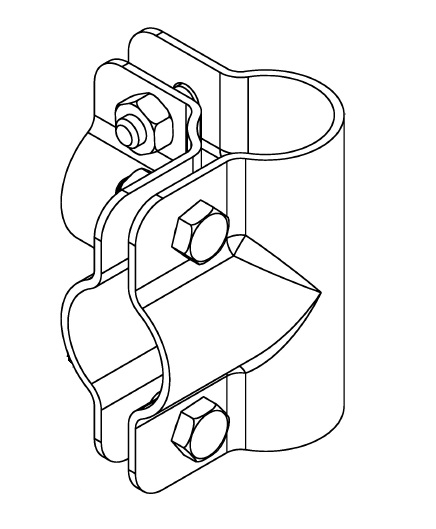Rohr-Eckschelle 1,50 x 1,50 (90020083)