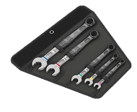 WERA 6003 Joker 5 Set 1 Ringmaulschlüssel-Satz