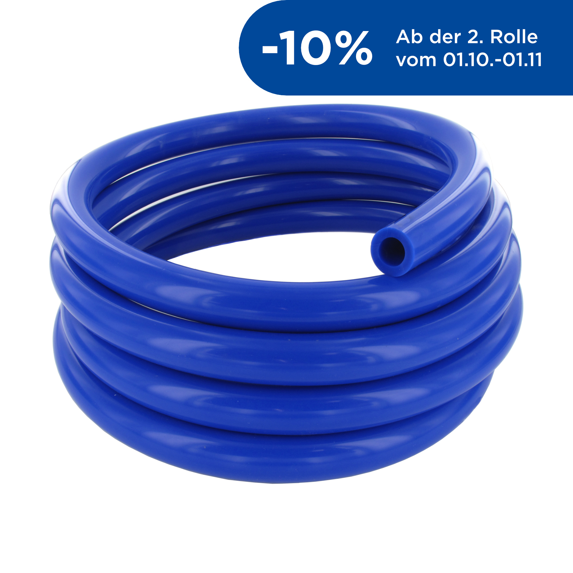 Silikon - Milchschlauch 14,0 x 5,0 mm ULTRAMARINBLAU
