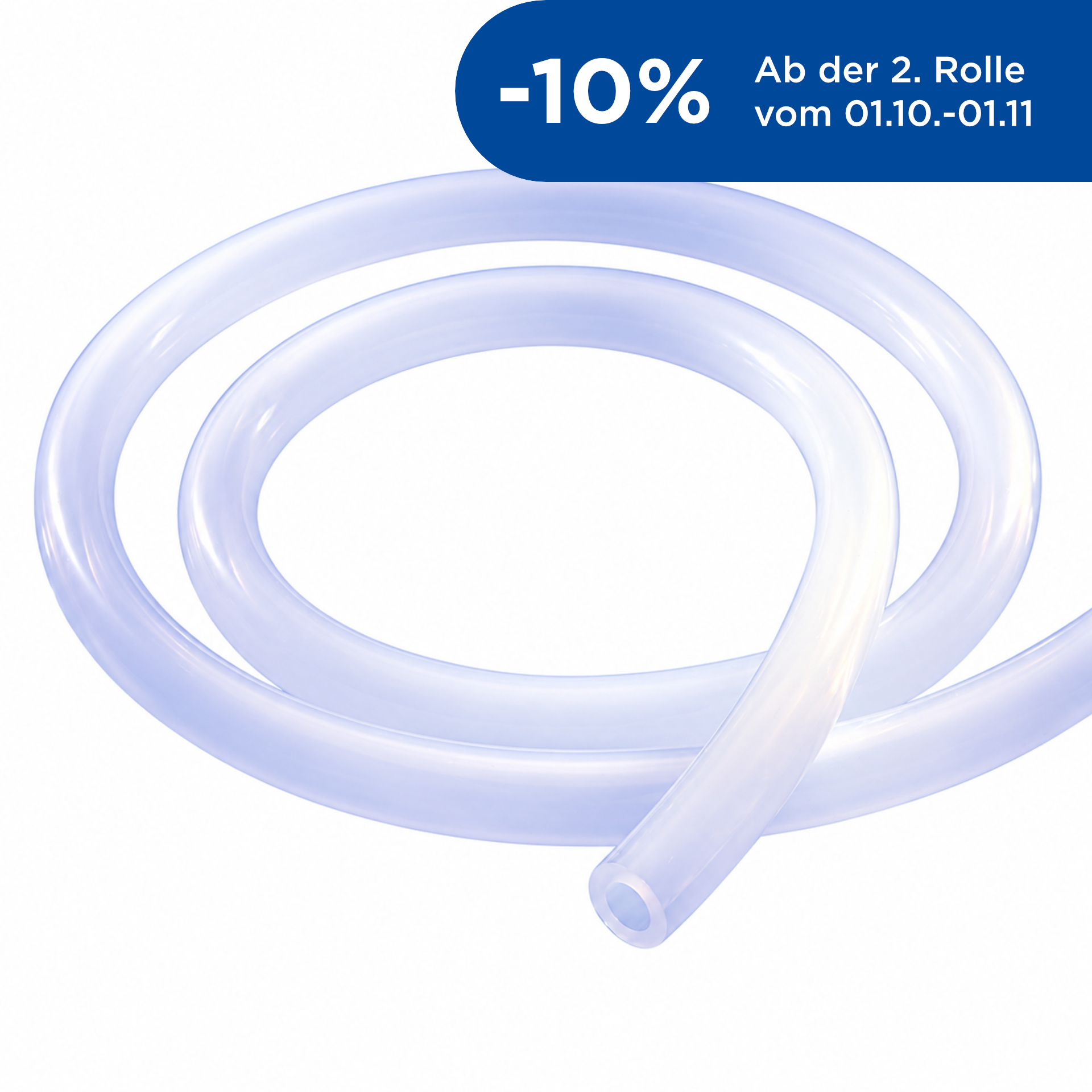 Silikon - Milchschlauch 14,0 x 5,0 mm TRANSPARENT