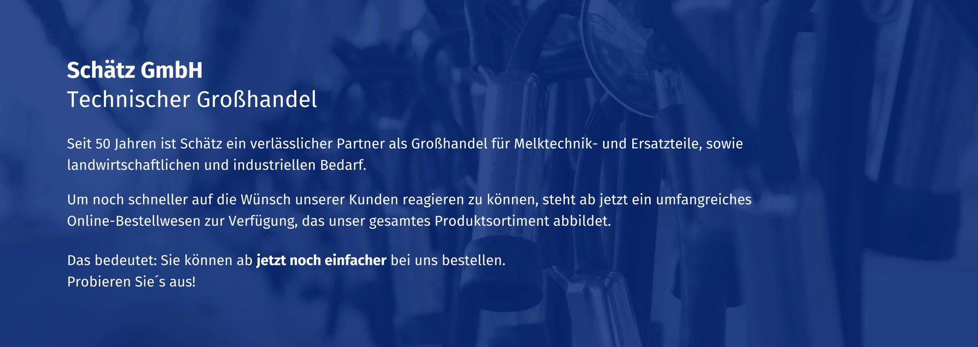 Banner: Schätz GmbH Technischer Großhandel